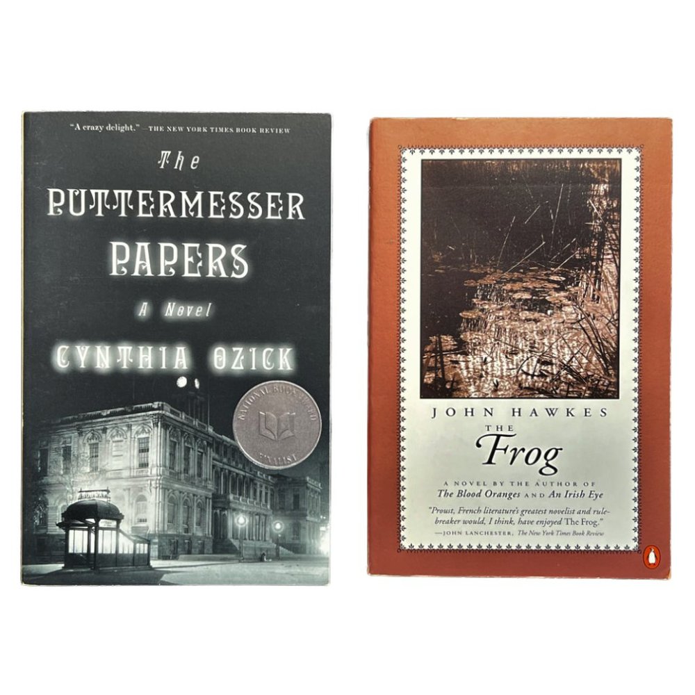 The Puttermesser Papers, Cynthia Ozick & The Frog, John Hawkes 2-Book Bundle